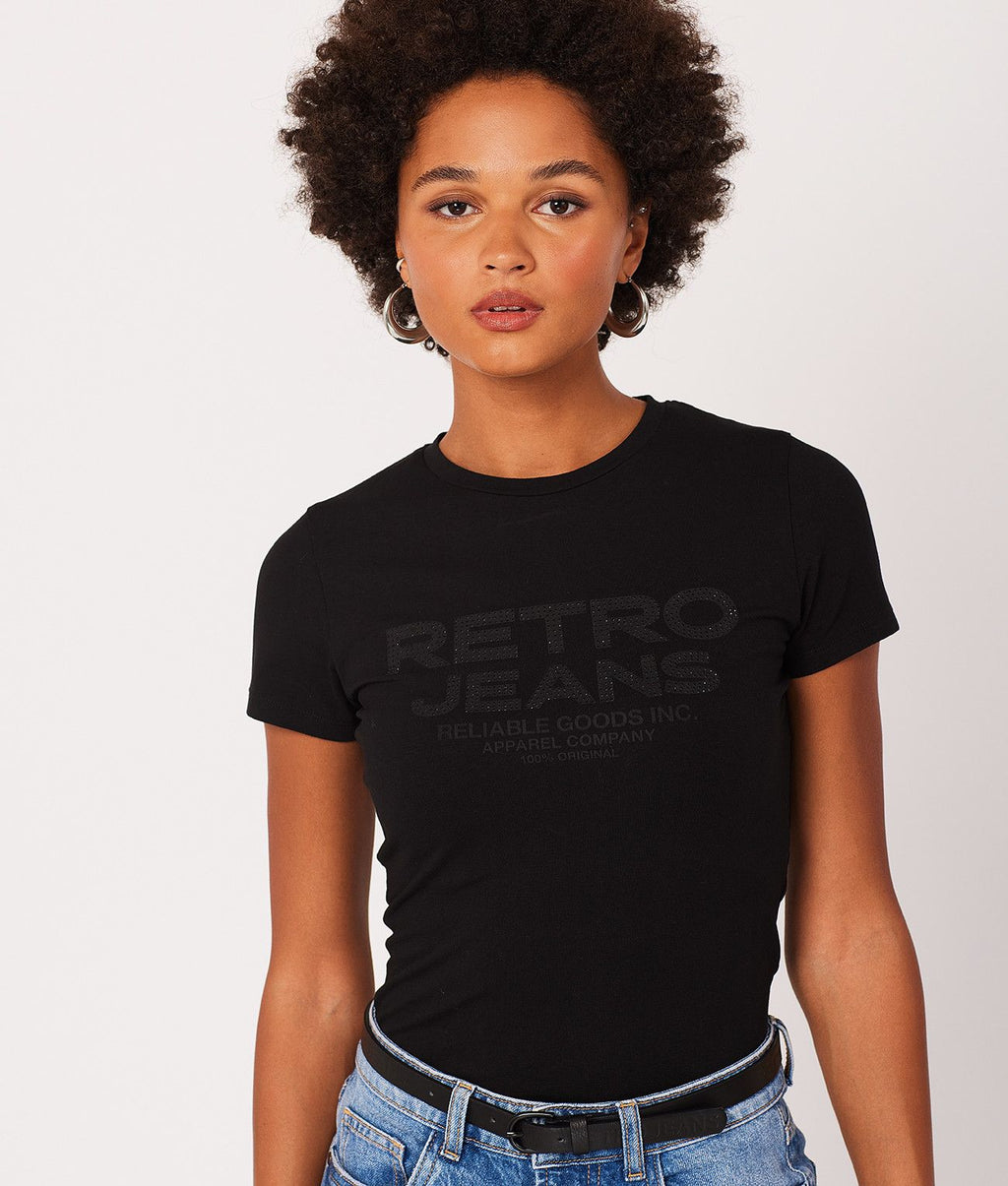 ANNIE T-SHIRT, BLACK