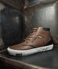 CLINT MID SNEAKERS BOOTS, BROWN