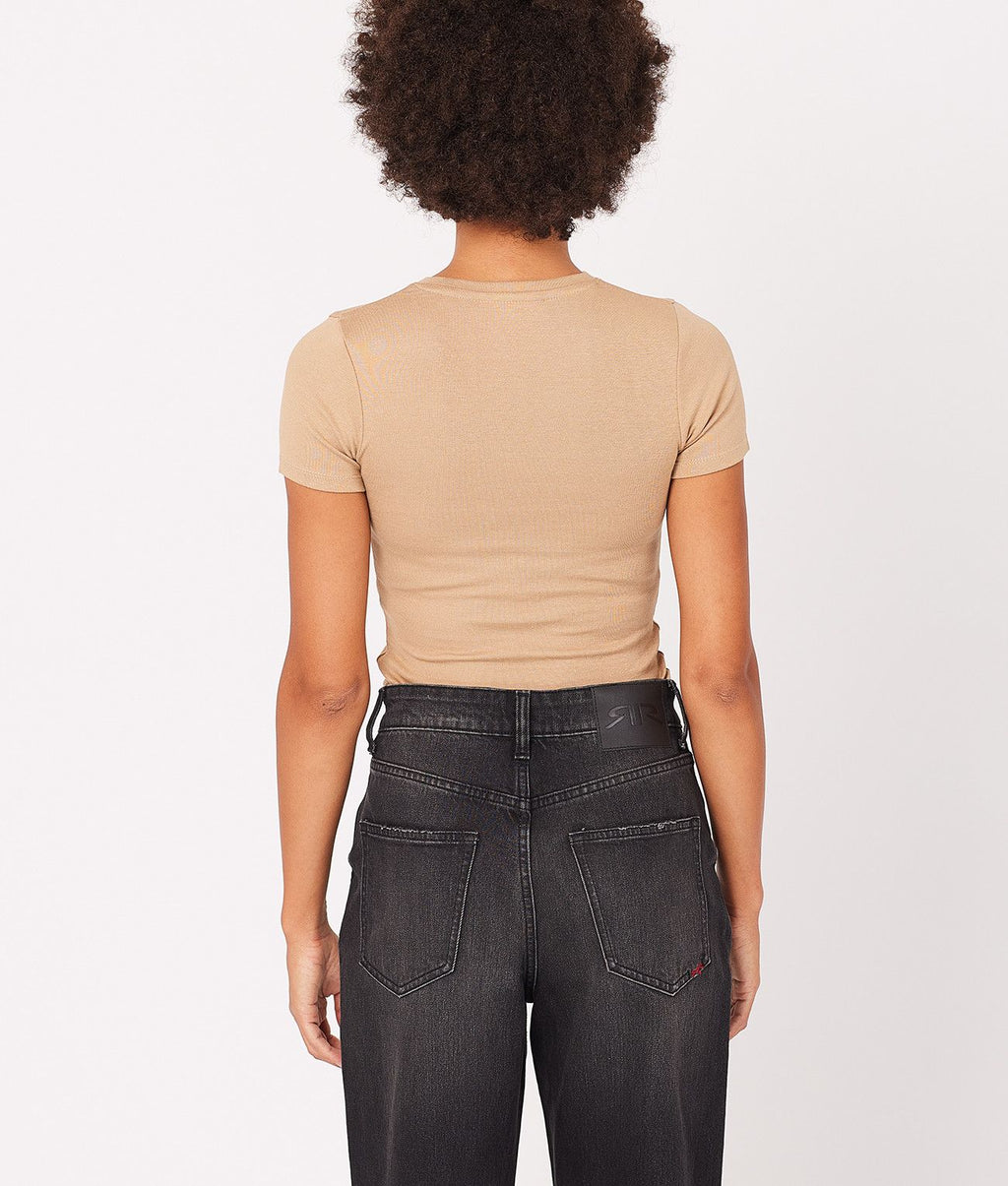 KYRA T-SHIRT, BEIGE