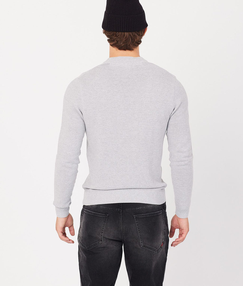 DENNIS SWEATER, GREY MELANGE