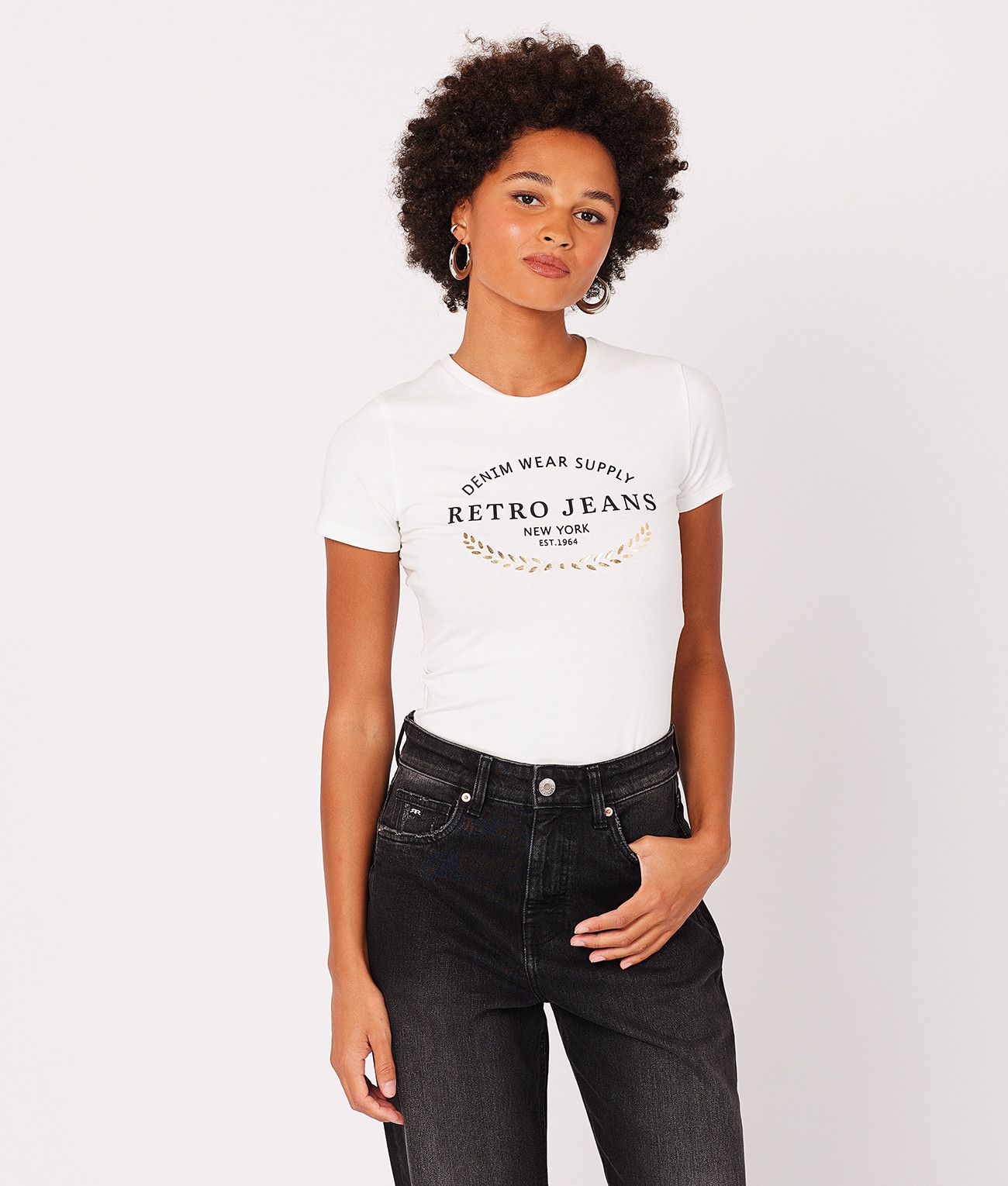 JENNA T-SHIRT, OFFWHITE