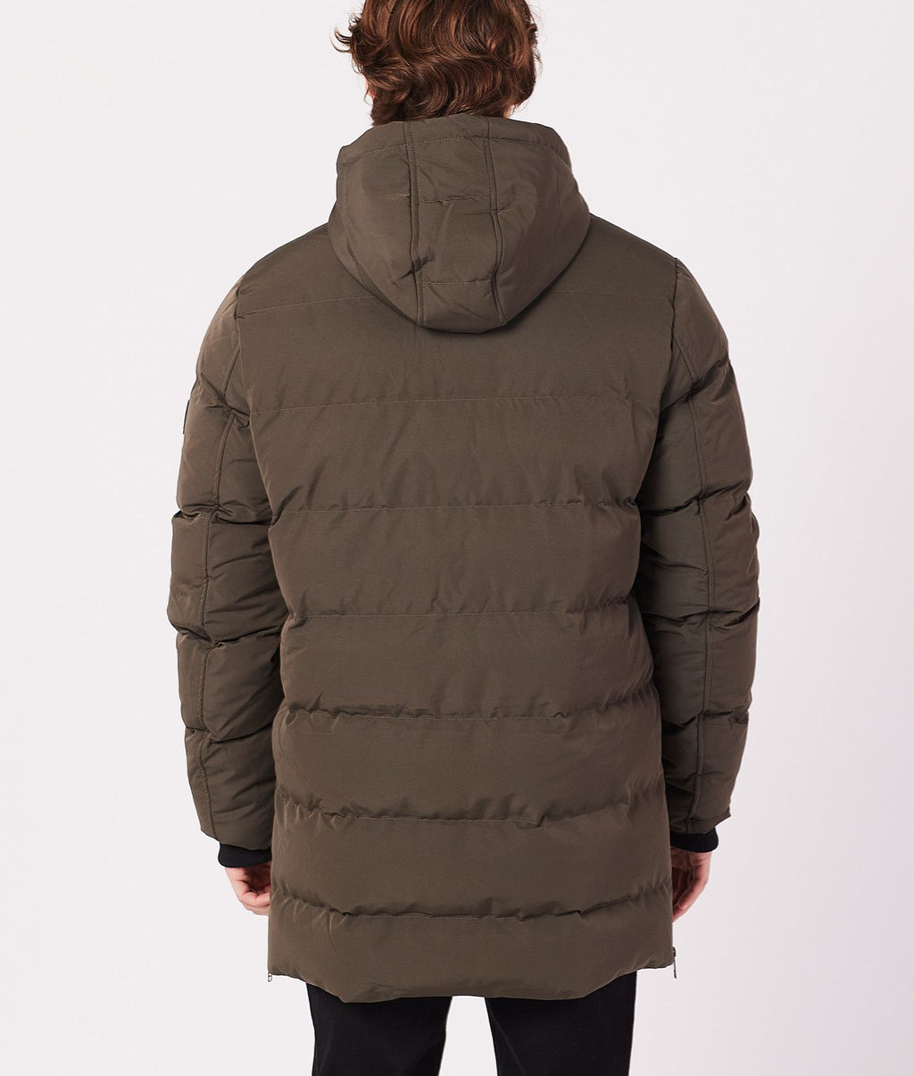 TOBERT LONG JACKET, KHAKI