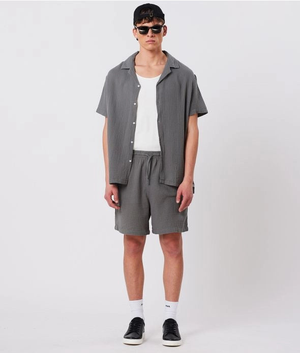 MASON RÖVID UJJÚ ING, KHAKI