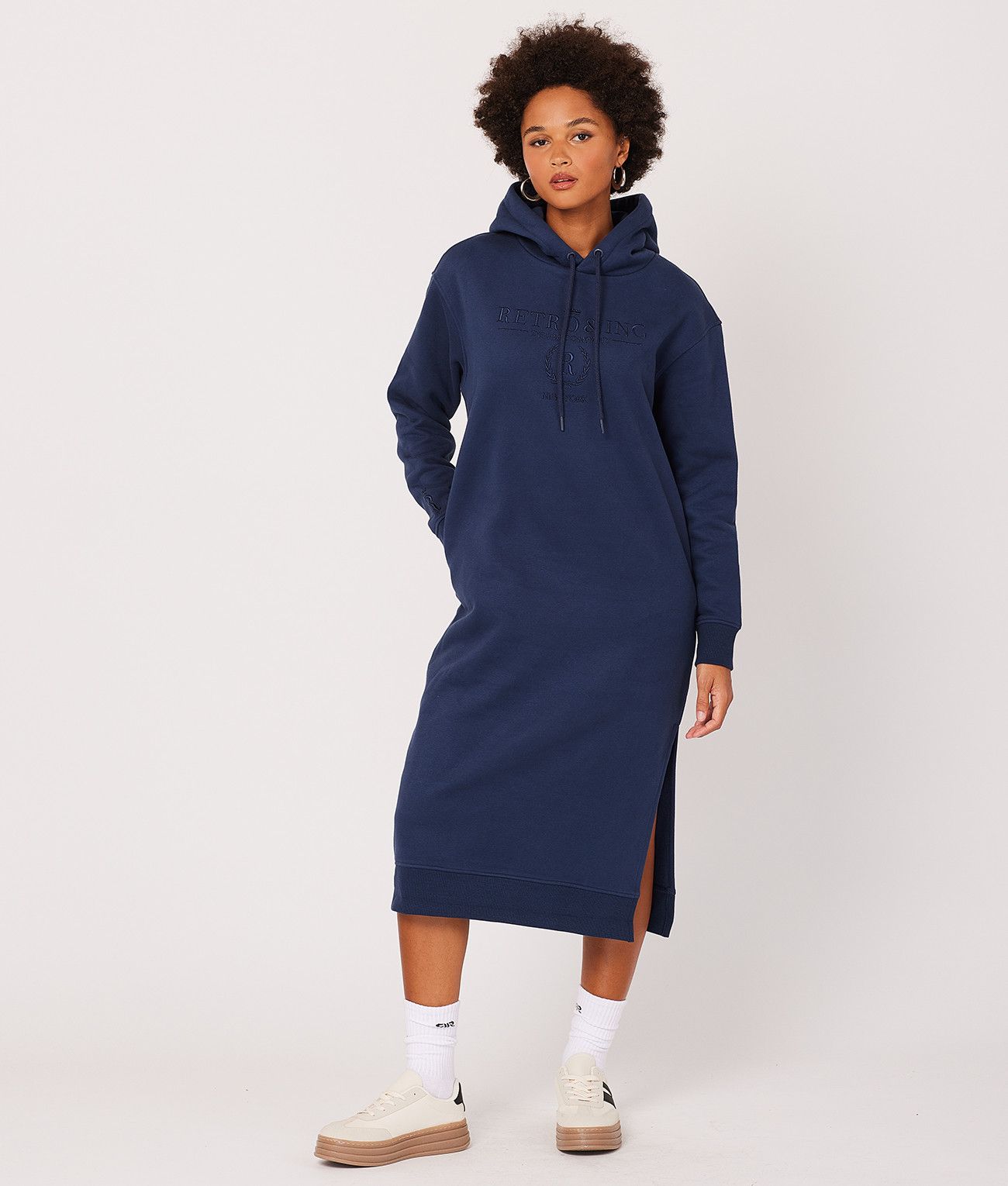 CARIE JOGGING DRESS, DARK BLUE