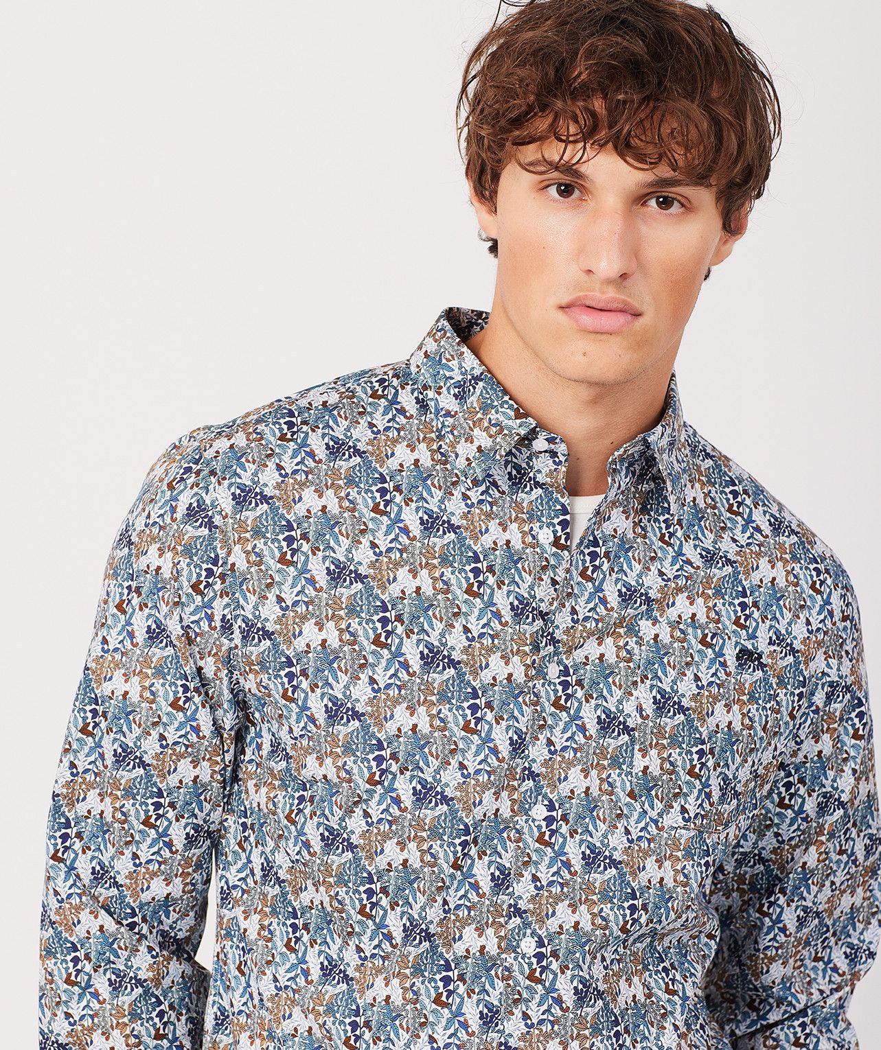 RYDER SHIRT, FLOWERS