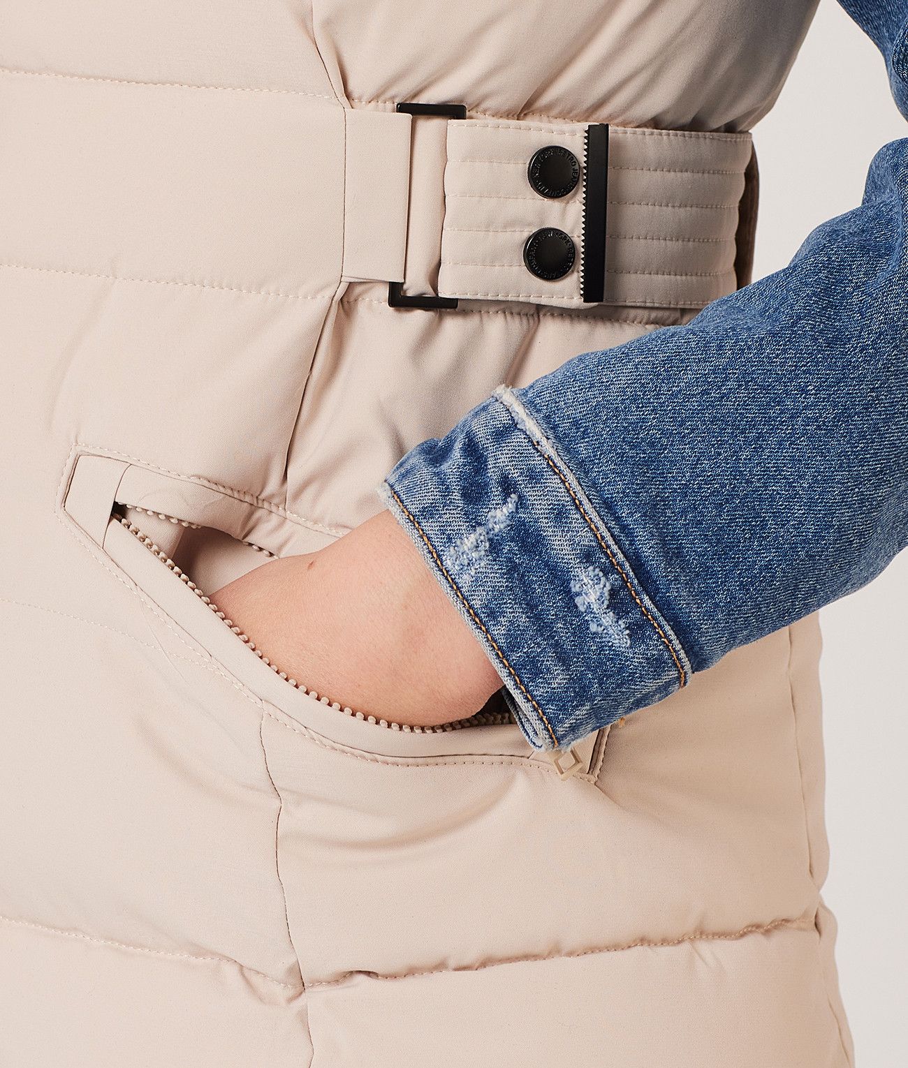 ASHLEY VEST, BEIGE