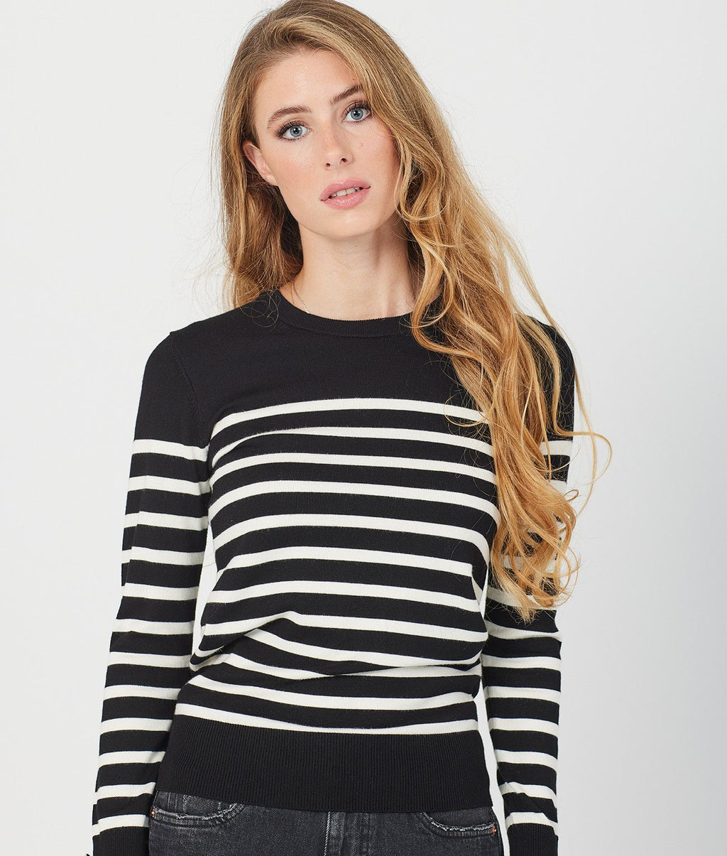 IZZY SWEATER, BLACK