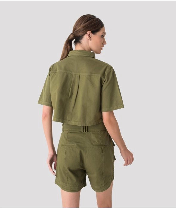 SANTA ANA SHIRT BLOUSE, KHAKI