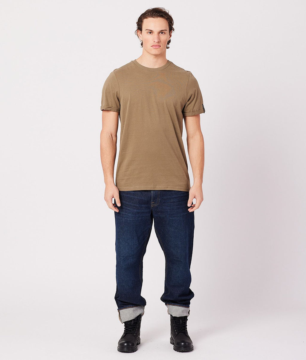NATE T-SHIRT, KHAKI