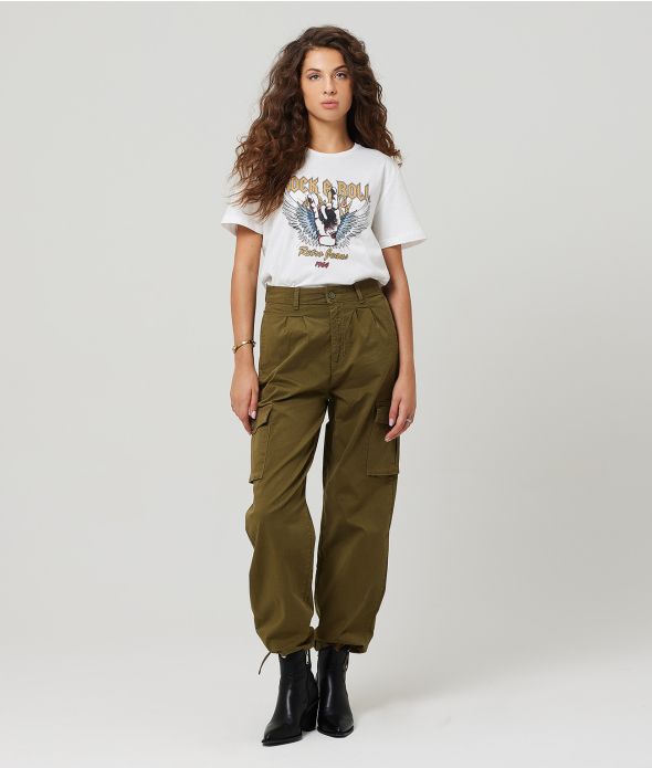 LAUREL CARGO NŐI NADRÁG, KHAKI