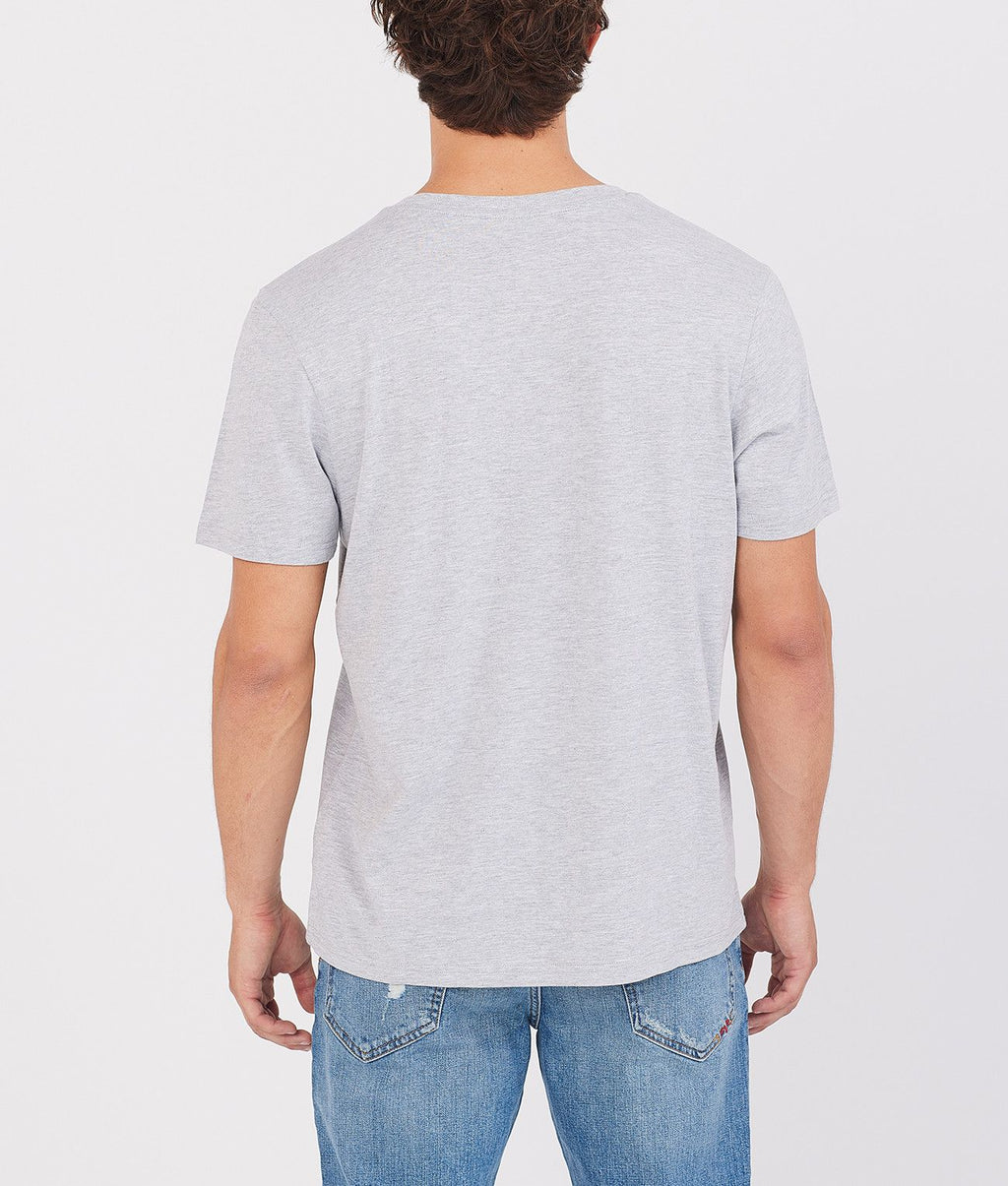 FRANK T-SHIRT, GREY MELANGE