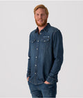 FTC DENIM SHIRT SHIRT, MIDDLE BLUE