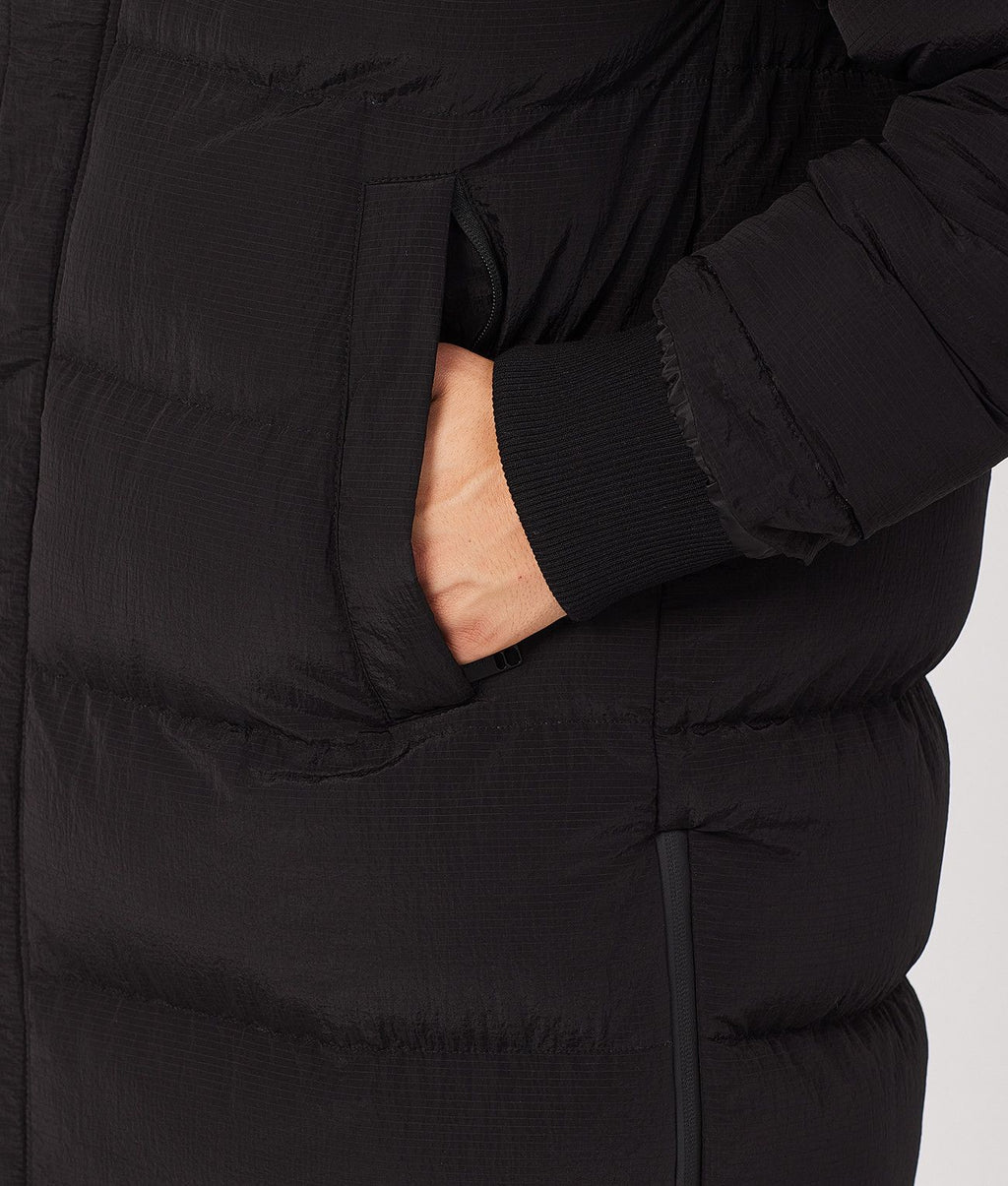 BOBA LONG JACKET, BLACK