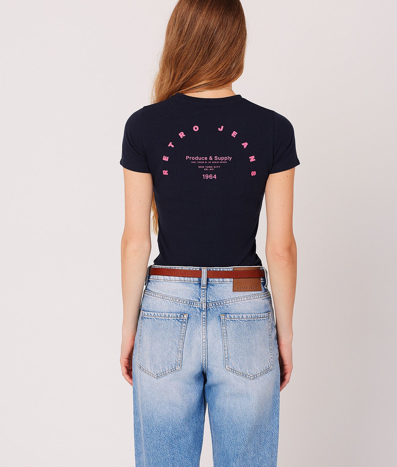 MINDY T-SHIRT, DARK BLUE