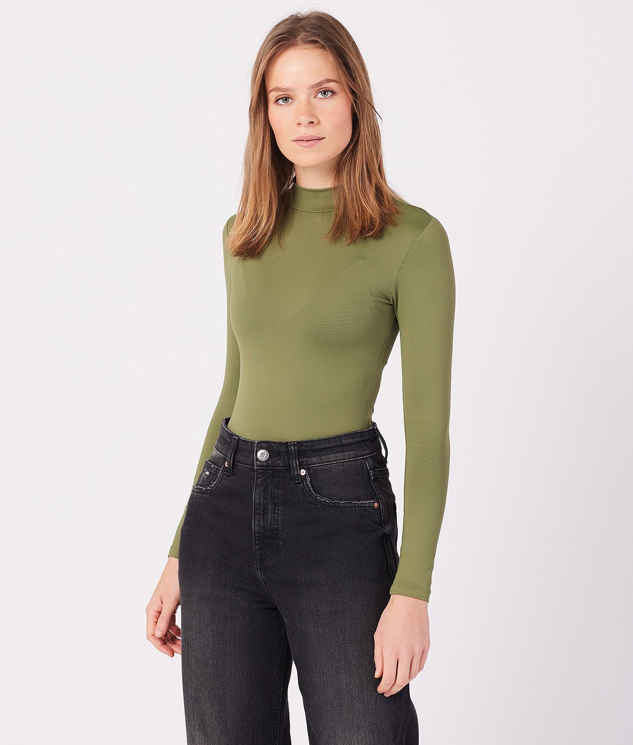 SWAN NŐI HOSSZÚ UJJÚ BODY, KHAKI