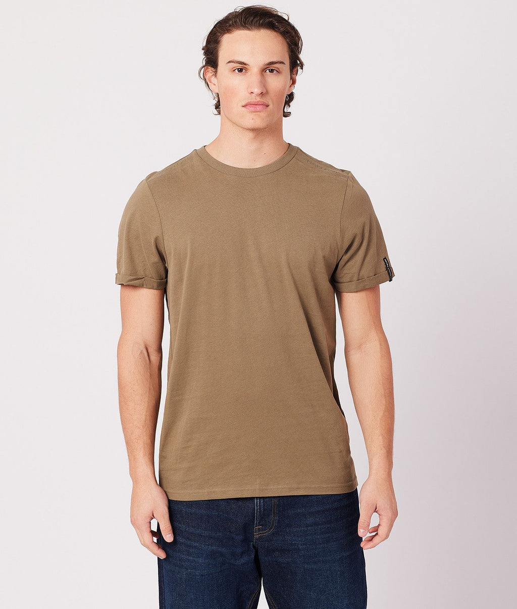 NATE T-SHIRT, KHAKI