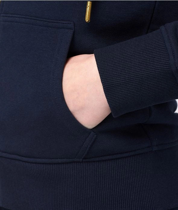 LEONA NŐI KAPUCNIS CIPZÁRAS MELEGÍTŐFELSŐ, SÖTÉTKÉK