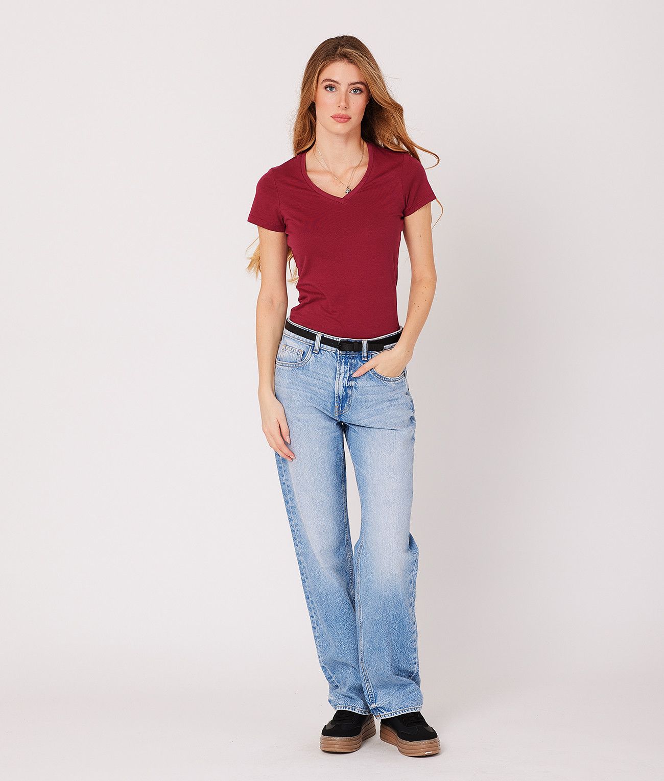 MINERVA T-SHIRT, BORDEAUX