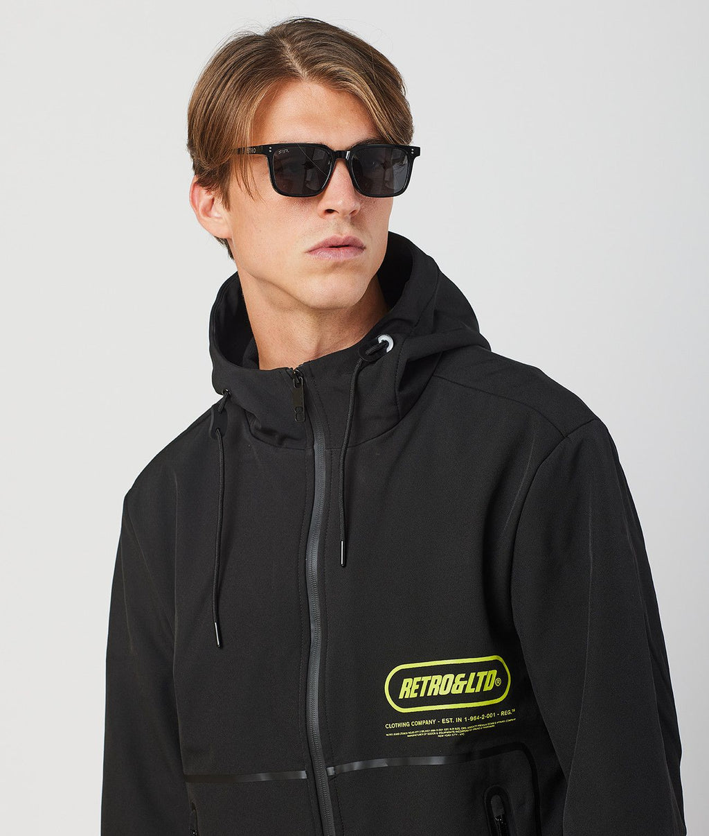 POLARIS FÉRFI KABÁT, FEKETE