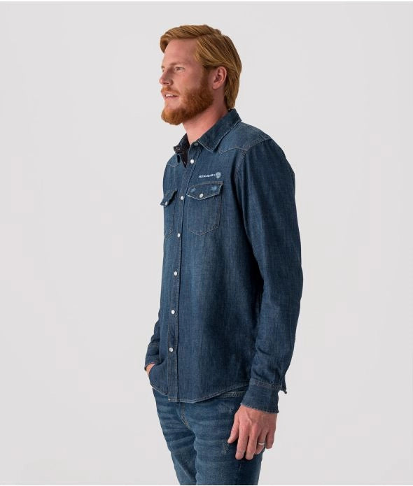 FTC DENIM SHIRT SHIRT, MIDDLE BLUE