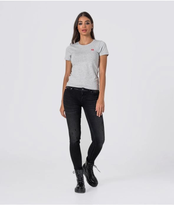 ZENIT ROUND W 20 T-SHIRT, GREY MELANGE
