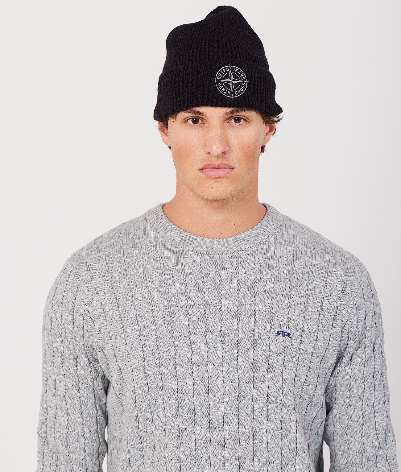 RAFAEL SWEATER, GREY MELANGE