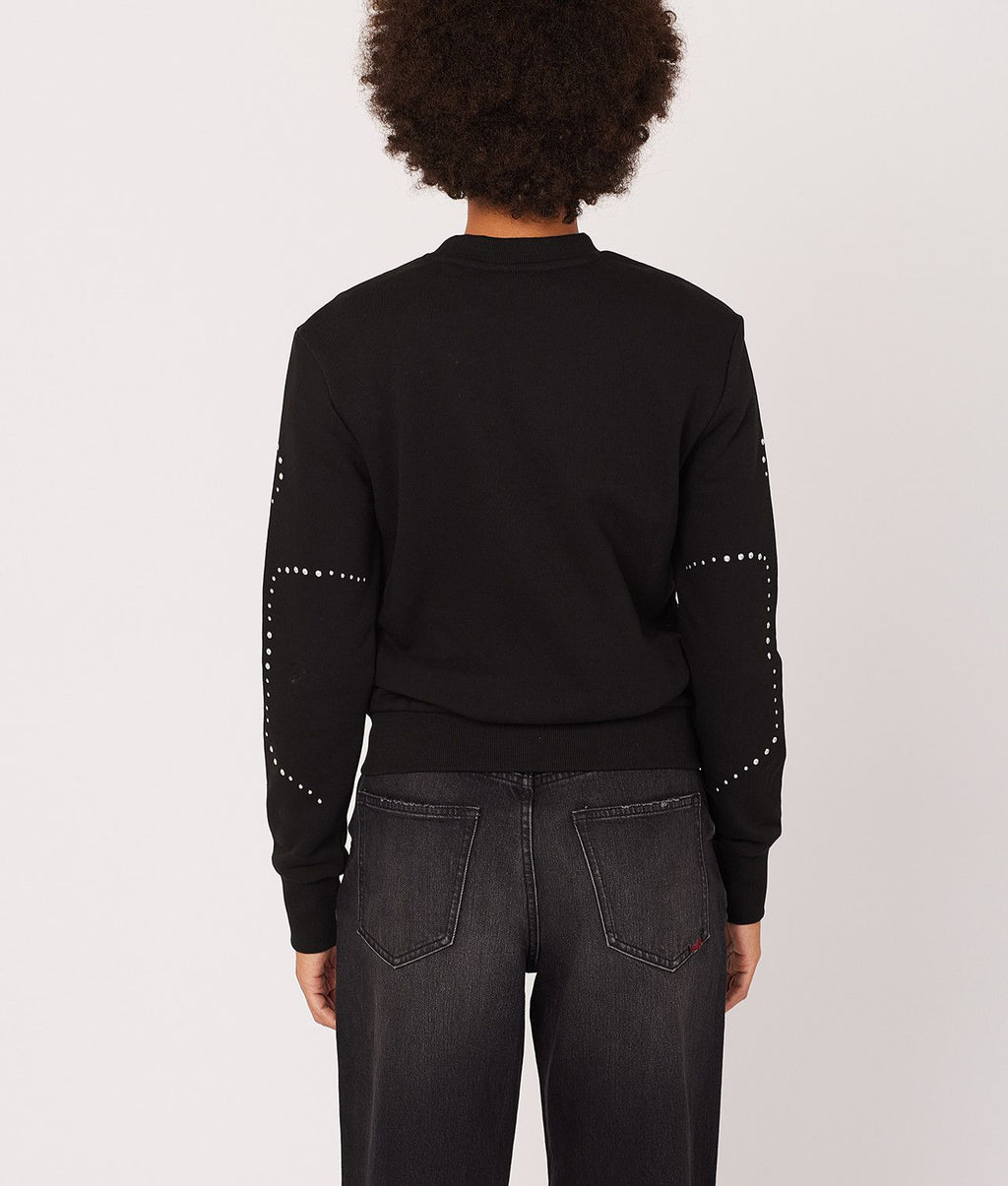 NAVA SWEATSHIRT JOGGING TOP, BLACK