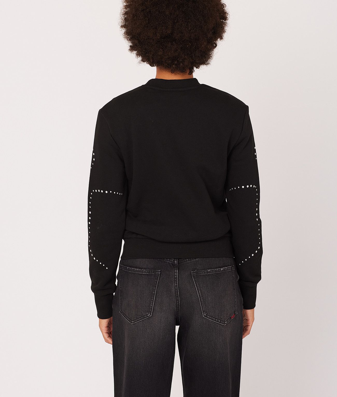 NAVA SWEATSHIRT JOGGING TOP, BLACK