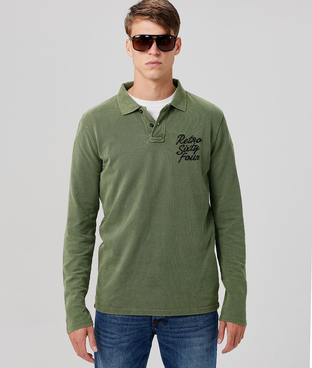 TUPELO HOSSZÚUJJÚ PÓLÓ, KHAKI