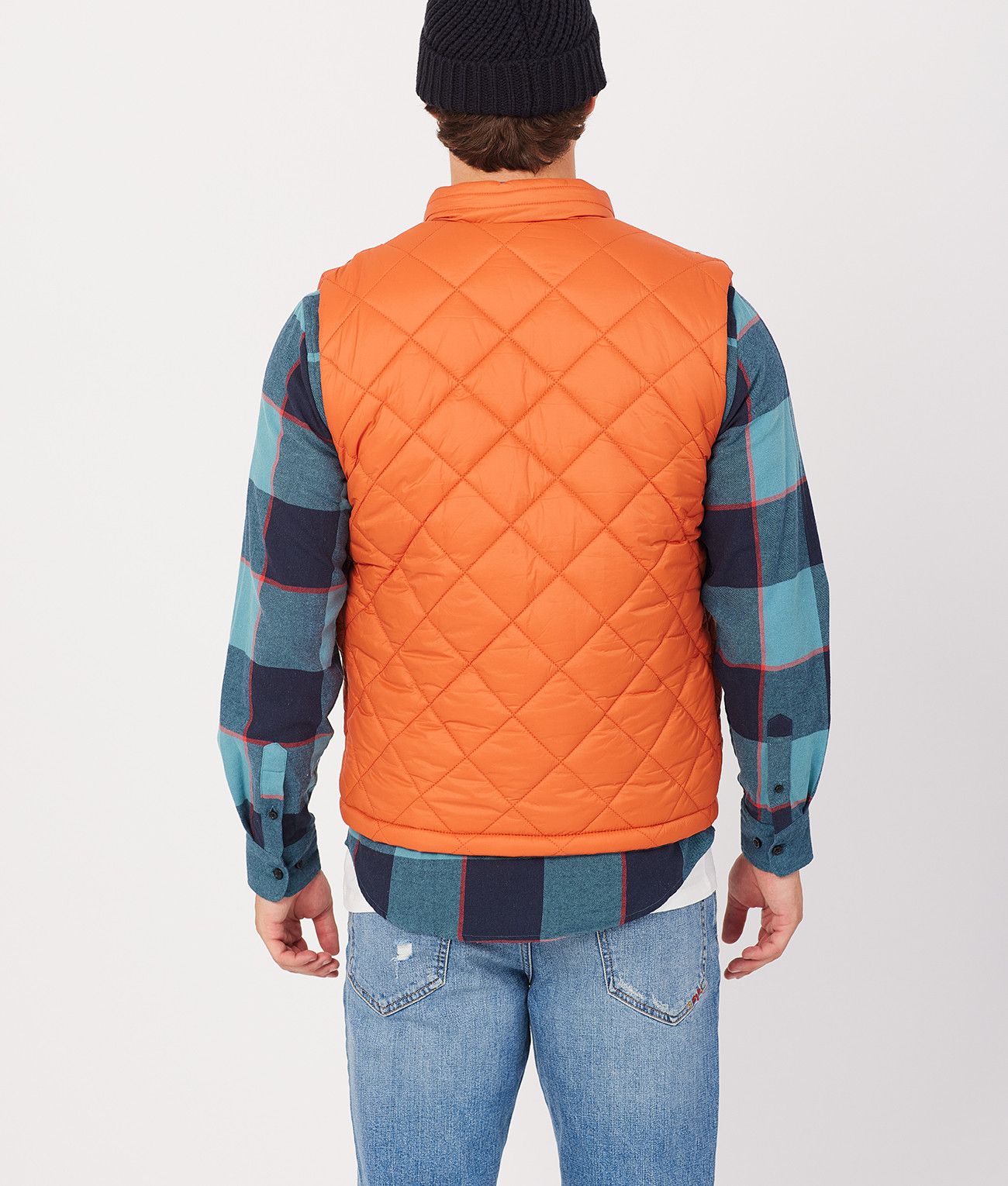 AARON VEST, ORANGE