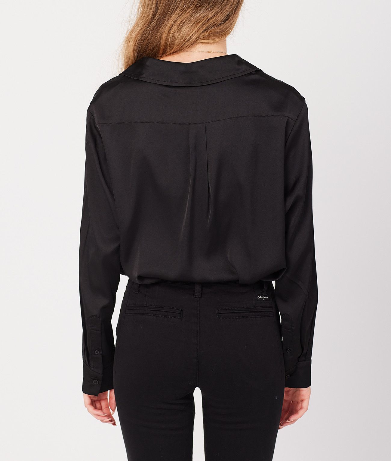 CHLOE BLOUSE, BLACK