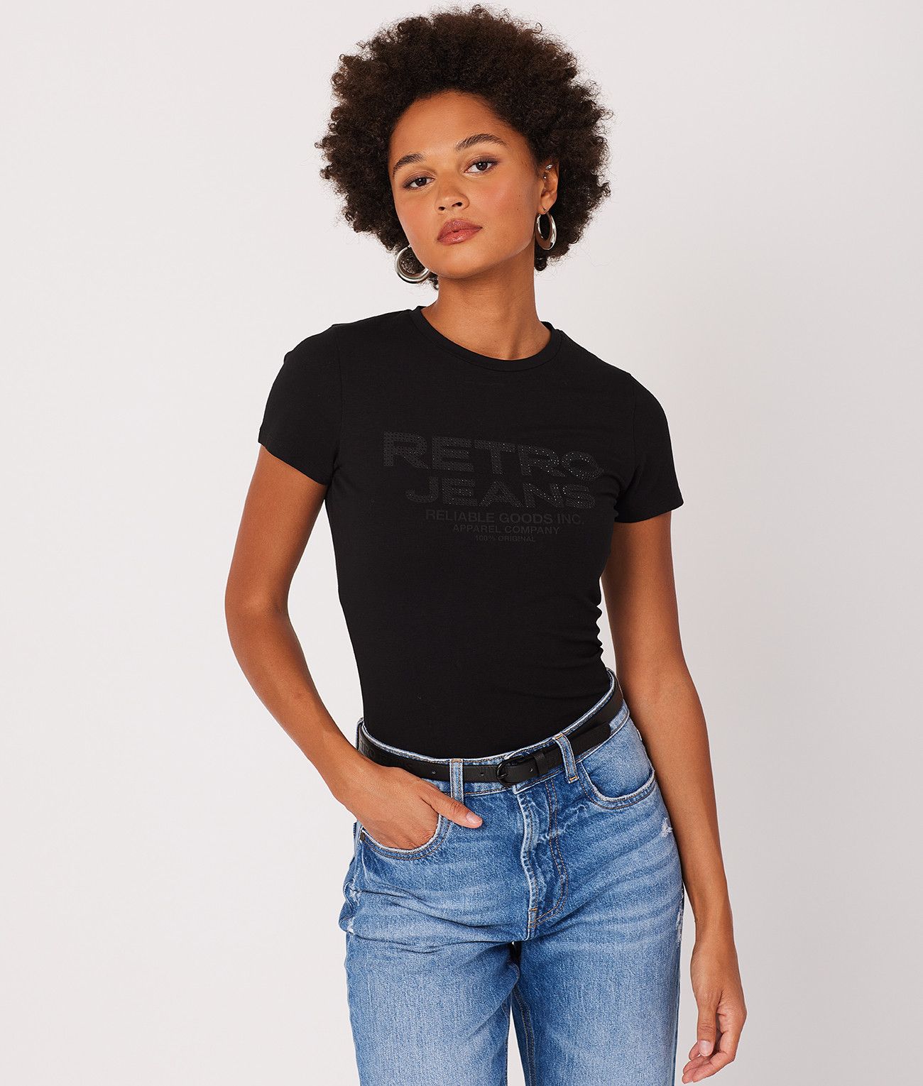 ANNIE T-SHIRT, BLACK