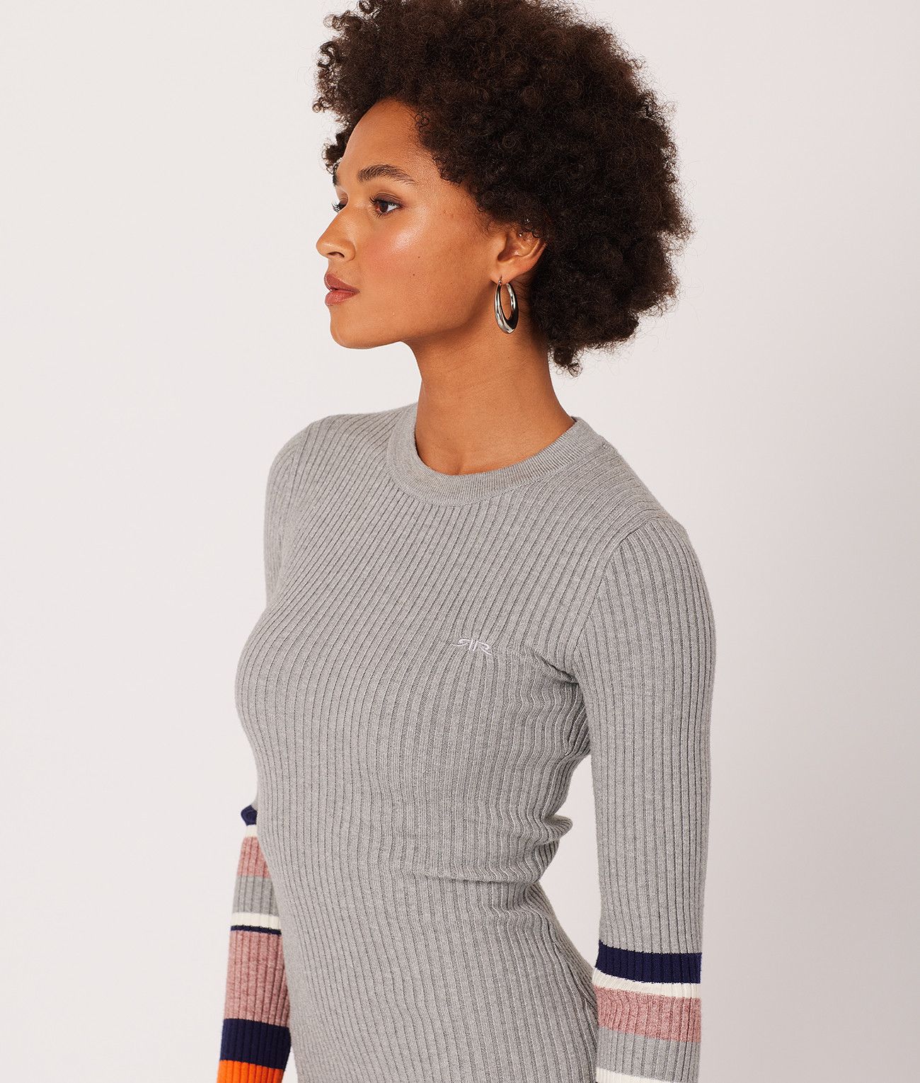 BRI DRESS, GREY