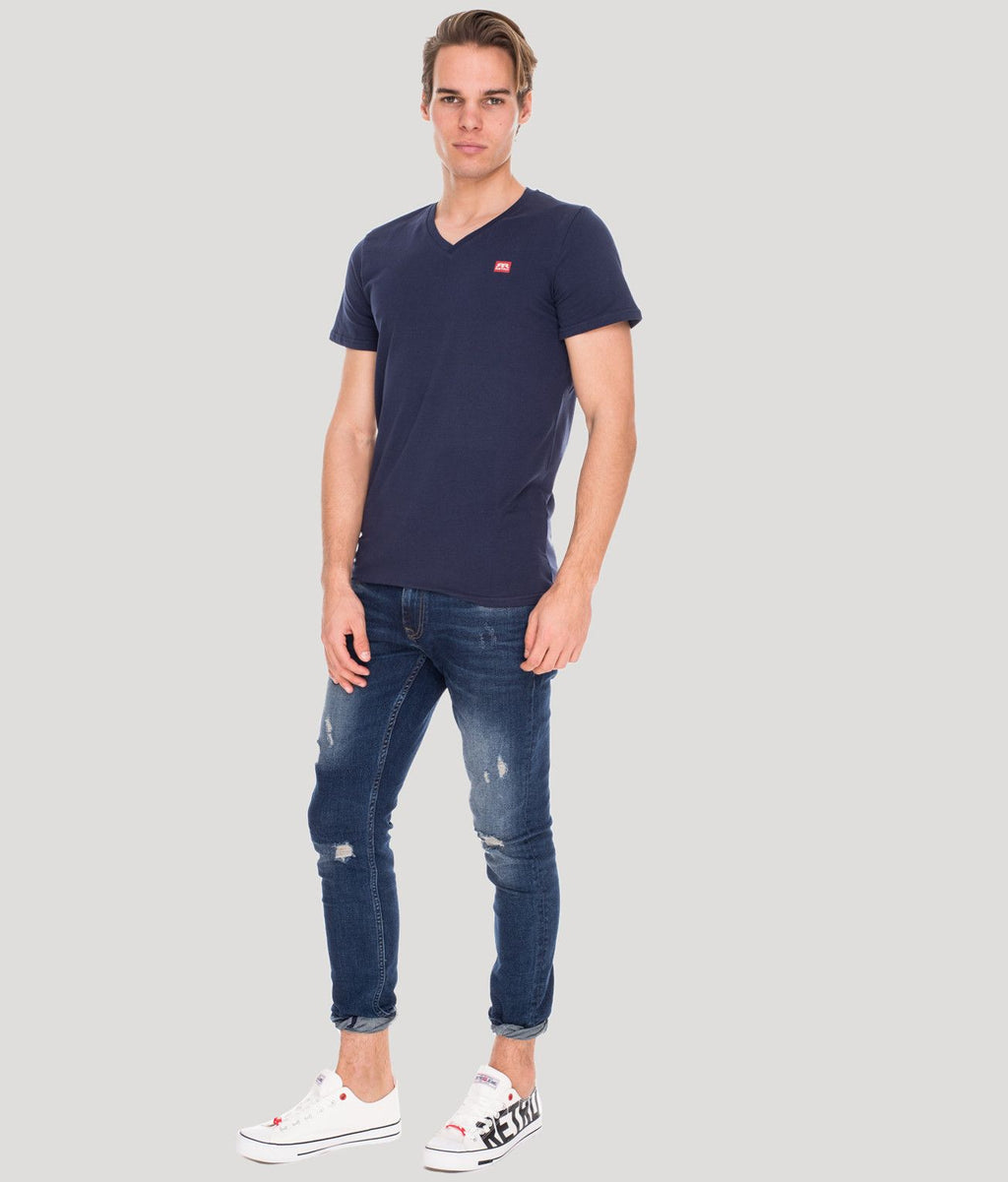 EDDIE T-SHIRT, DARK BLUE