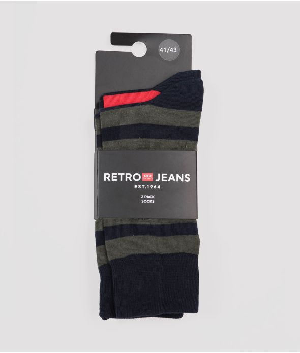BRANDON STRIPES PACK ONE FÉRFI ZOKNI, VEGYES