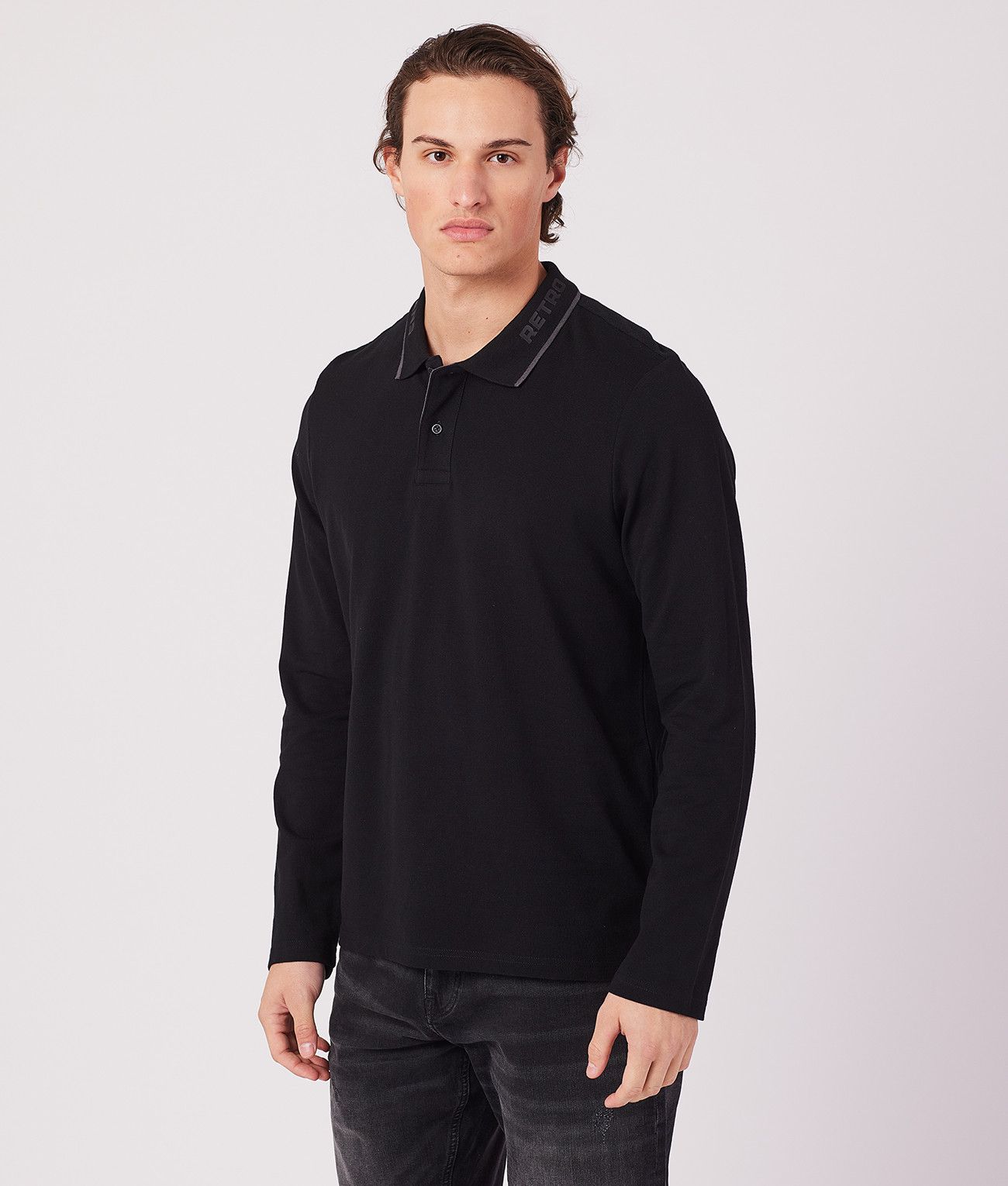 DEPA LONG POLO, BLACK