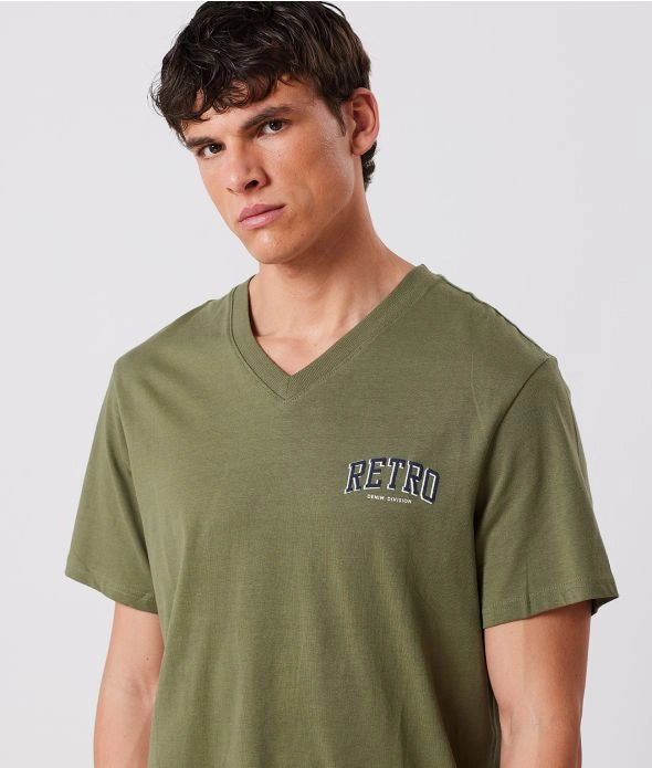 LOGAN V-NYAKÚ PÓLÓ, KHAKI