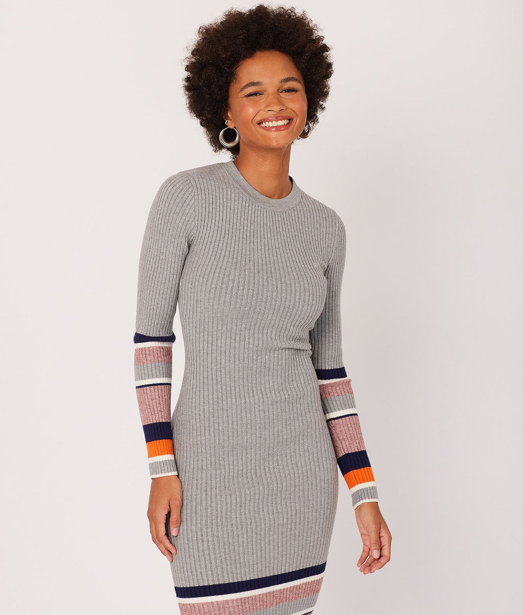 BRI DRESS, GREY