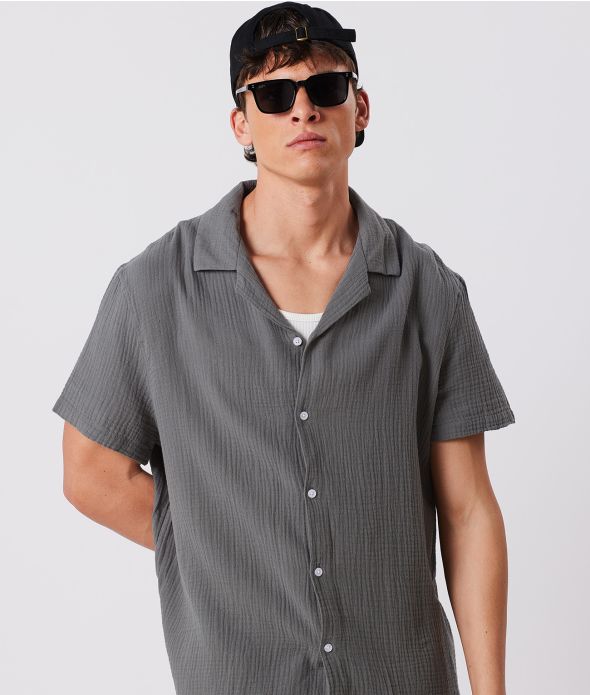 MASON RÖVID UJJÚ ING, KHAKI
