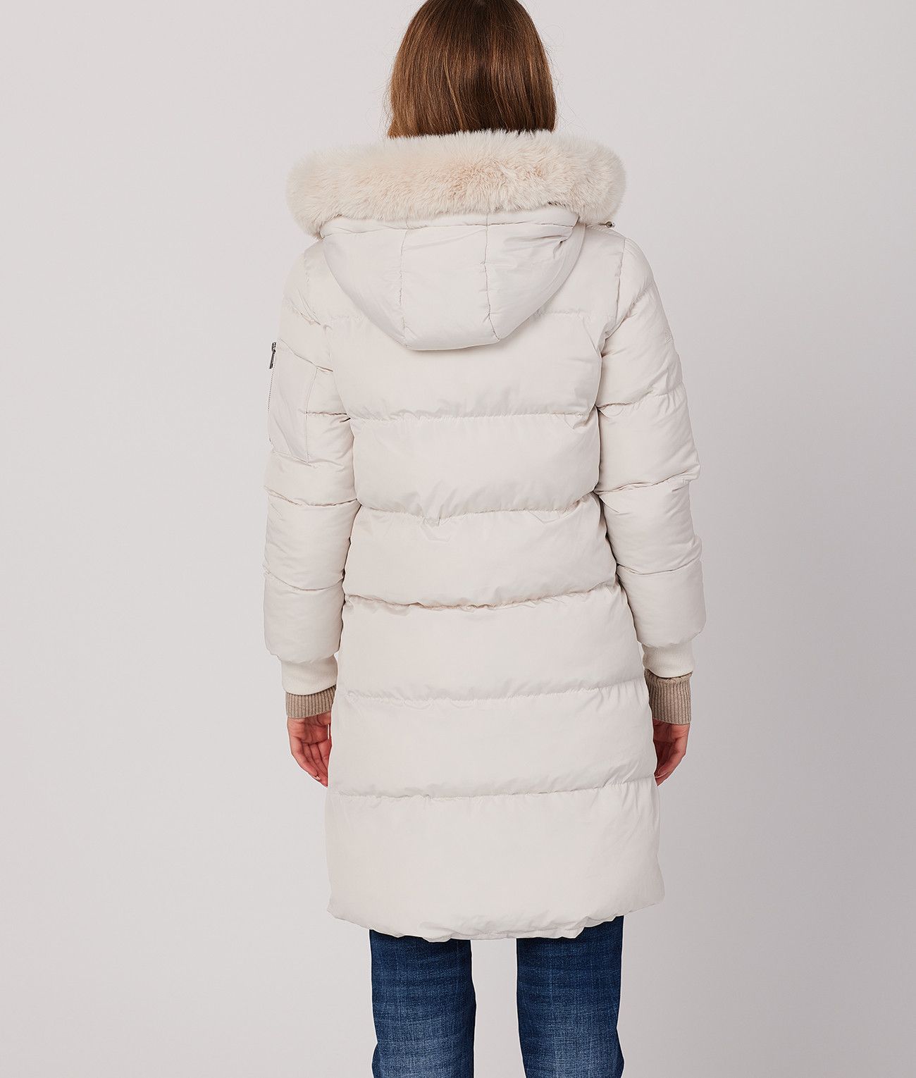CARIE LONG JACKET, BEIGE