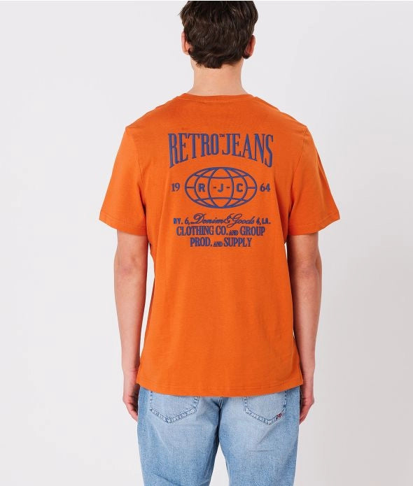FISTO T-SHIRT, DARK ORANGE