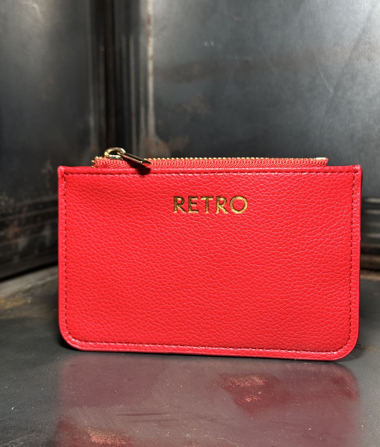 HAILEY CARD WALLET WALLET, RED