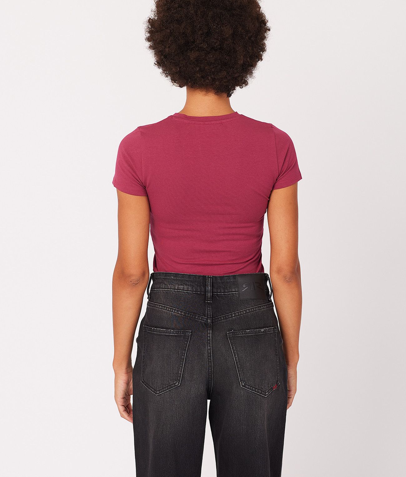 SYLVIE T-SHIRT, BORDEAUX
