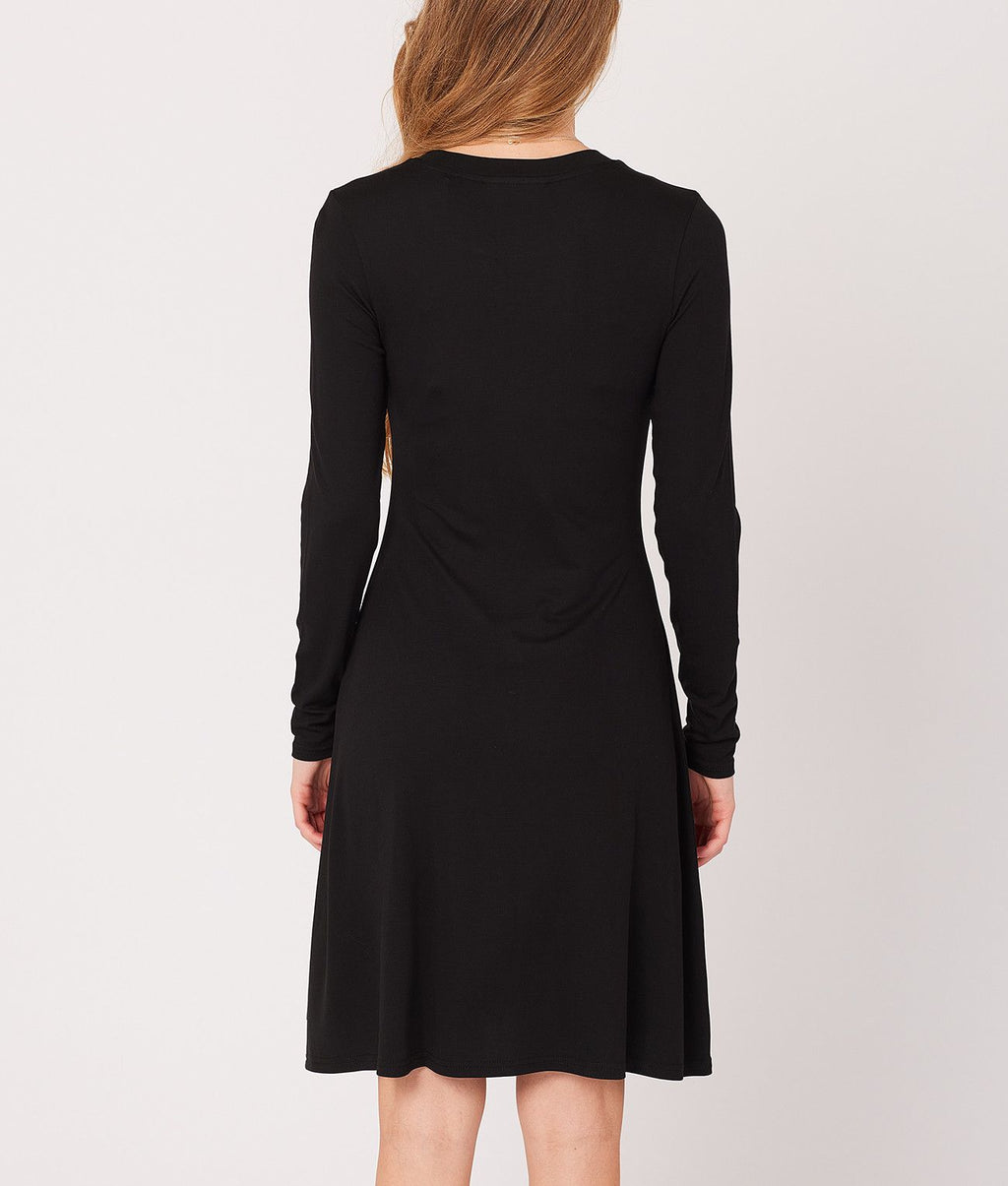 FRANCHESKA MINI DRESS, BLACK