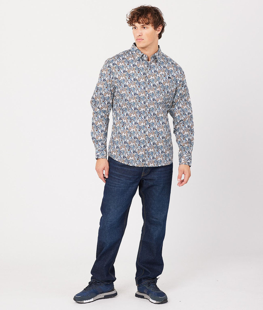 RYDER SHIRT, FLOWERS