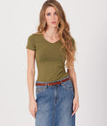 MINERVA T-SHIRT, KHAKI