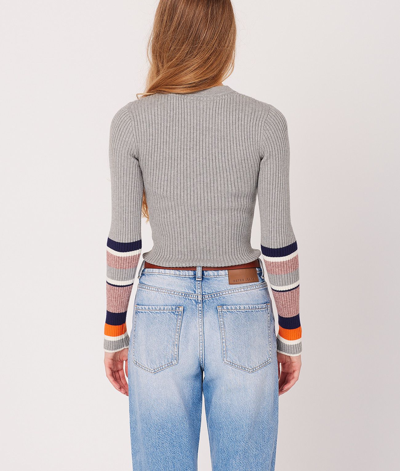 BRI SWEATER, GREY