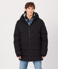 TOBERT LONG JACKET, BLACK