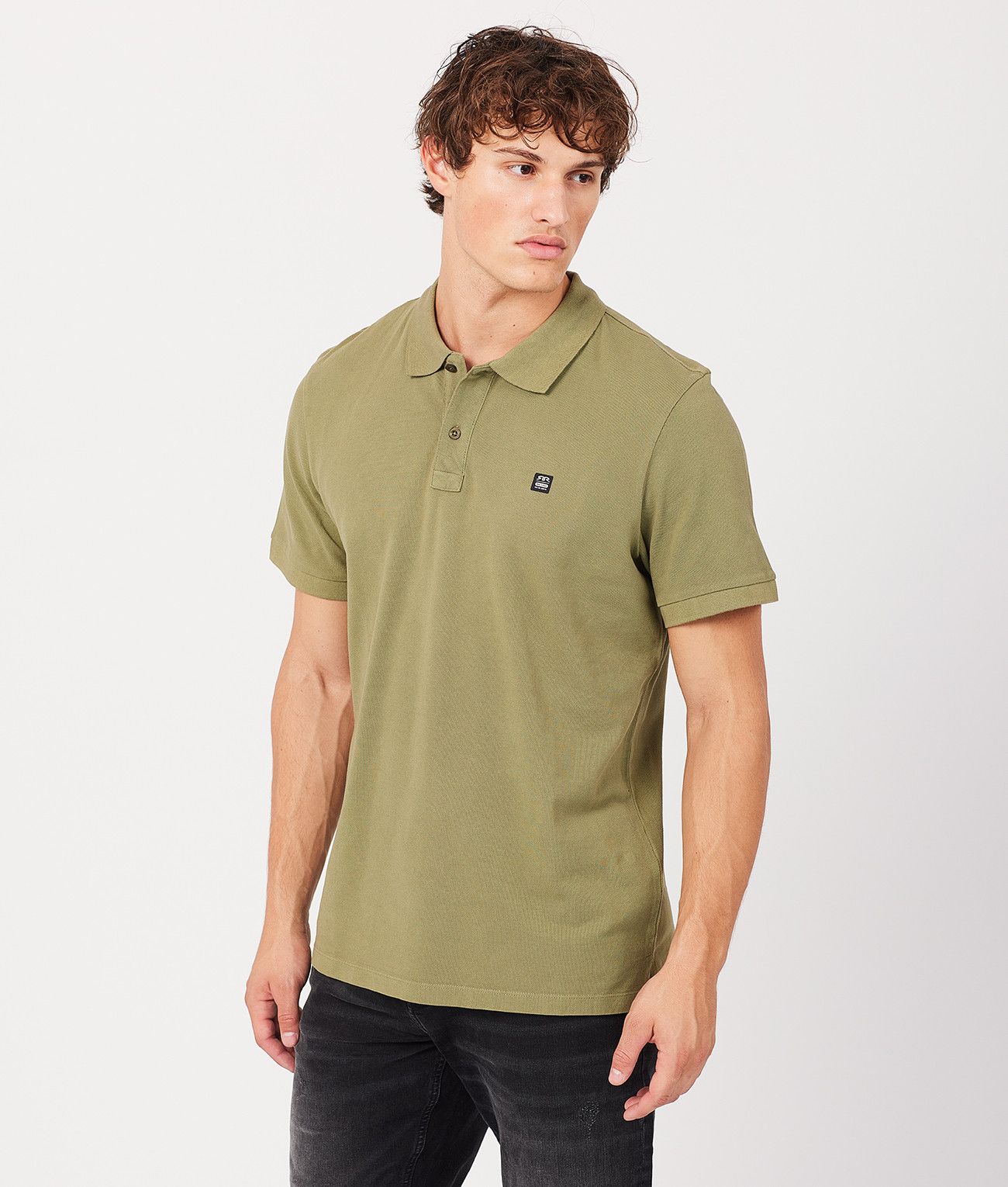 CLOVIS B POLO, DARK KHAKI