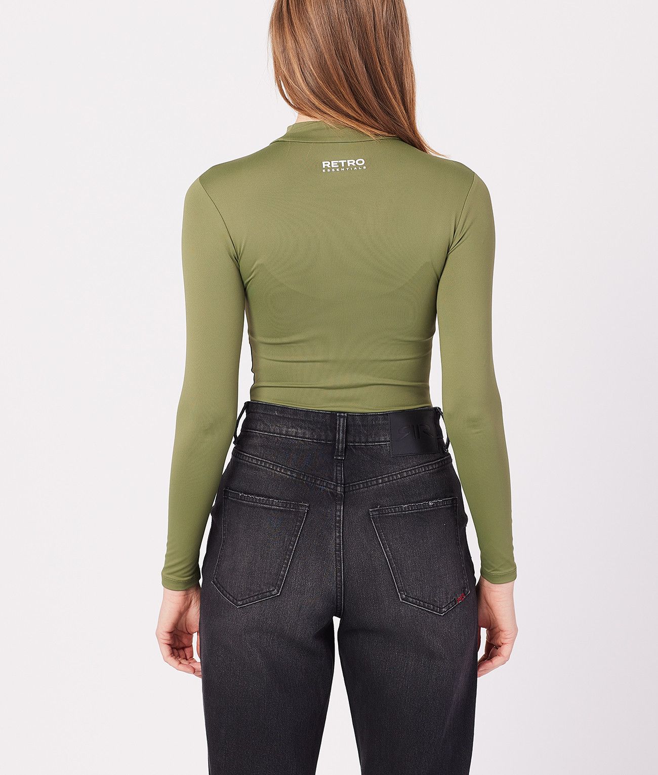 SWAN NŐI HOSSZÚ UJJÚ BODY, KHAKI